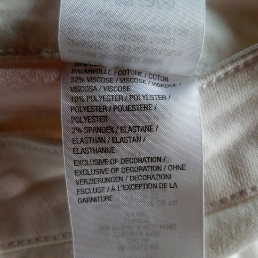 SUSAN GRAVER Boot-Cut Jeans White Size 16 NWOT - Picture 11 of 12